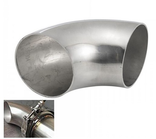 картинка Отвод (фланец) для приварки, 90 гр, 57 мм, толщина 1.5 мм (китай) магазин  StreetTuning 