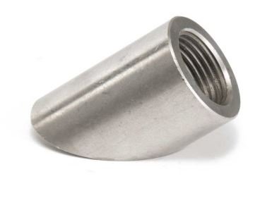 картинка Адаптер для вварки кислородного датчика M18*1.5 45 градусов магазин  StreetTuning 