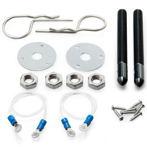 картинка Спортивные замки капота Epman Hood Pin, черные магазин  StreetTuning 