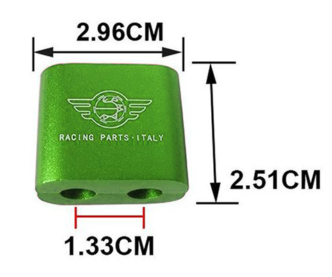 картинка Разделитель высоковольтных проводов на 2 шт  Epman, зеленый магазин  StreetTuning 