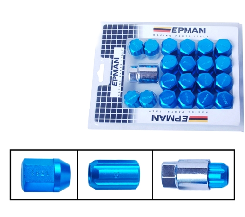 картинка Комплект гаек EPMAN RACING RS, синие М12 х 1.5 магазин  StreetTuning 