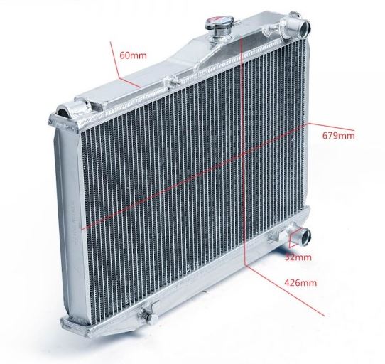 картинка Радиатор алюминиевый Toyota Corolla AE86 MT магазин  StreetTuning 