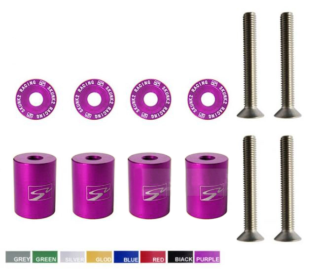 картинка Проставки под капот Epman, фиолетовые магазин  StreetTuning 