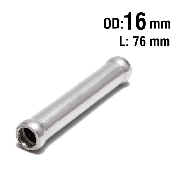 картинка Пайп - соединитель для патрубков 16 мм, 0 гр магазин  StreetTuning 