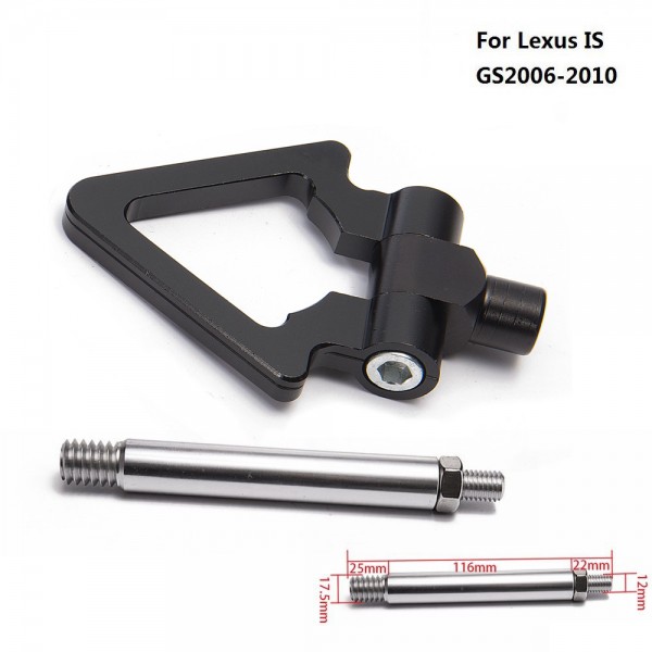 картинка Буксировочный крюк "Стрелка" для Lexus IS GS 06-10, черный магазин  StreetTuning 