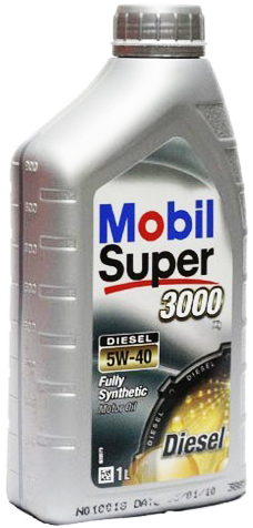 картинка Синтетическое моторное масло Mobil Super 3000 Diesel 5W-40 1 л магазин  StreetTuning 