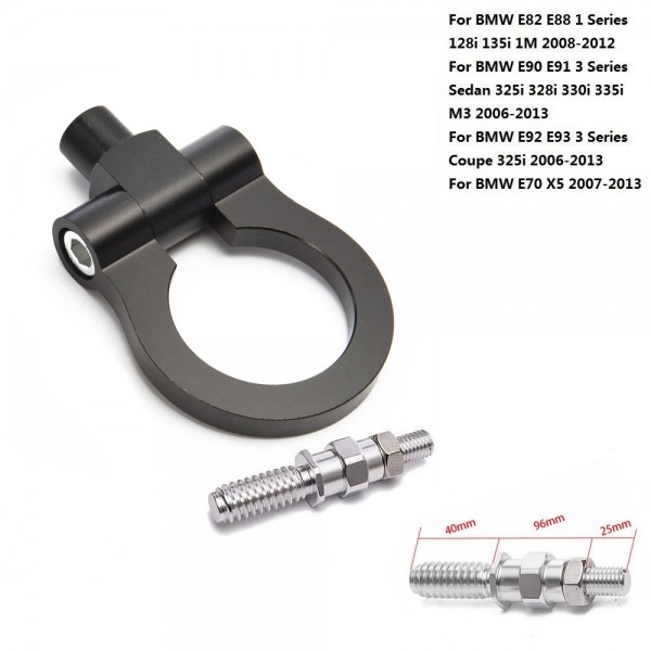 картинка Буксировочное кольцо для BMW E82 E88 E90 E91 E92 E93, черное магазин  StreetTuning 