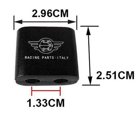 картинка Разделитель высоковольтных проводов на 2 шт  Epman, черный магазин  StreetTuning 