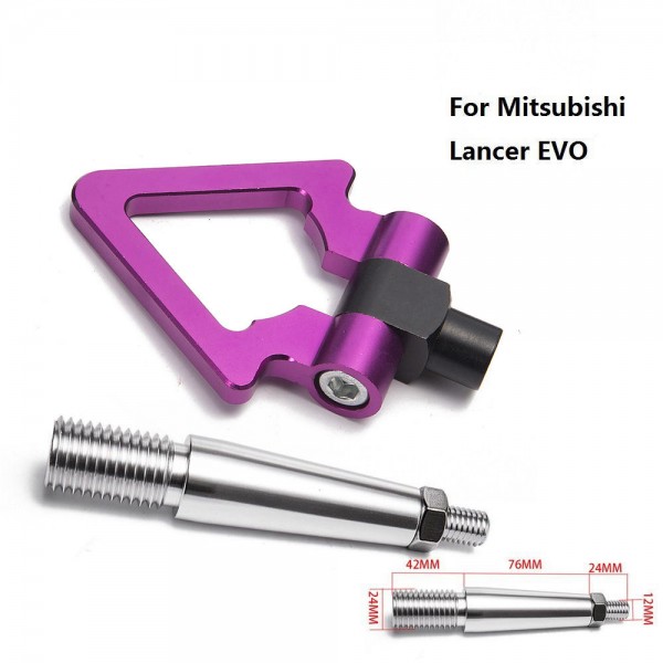 картинка Буксировочный крюк "Стрелка" для Mitsubishi Lancer EVO, фиолетовый магазин  StreetTuning 