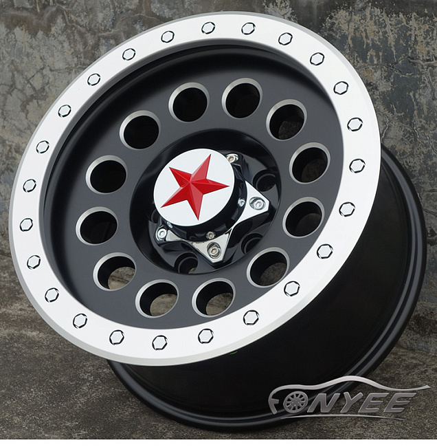 картинка Новые диски XD wheels R16 J8 ET0 5x139,7 черный мат + серебро магазин  StreetTuning 