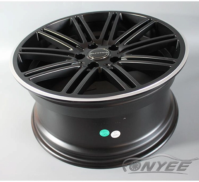 картинка Новые диски Suvari 57 R18 5x120 ET35 J8,5 черные мат + серебро магазин  StreetTuning 