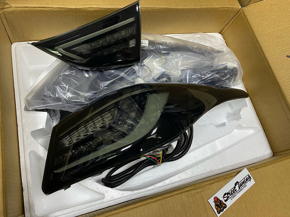 картинка Задние LED фары для HYUNDAI ELANTRA (AVANTE MD)2011-2016 ТЕМНЫЕ от магазина  StreetTuning