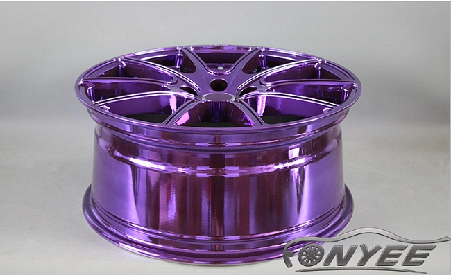 картинка Новые диски HRE P43 R18 5х112 ET40 J8 хром фиолетовый магазин  StreetTuning 