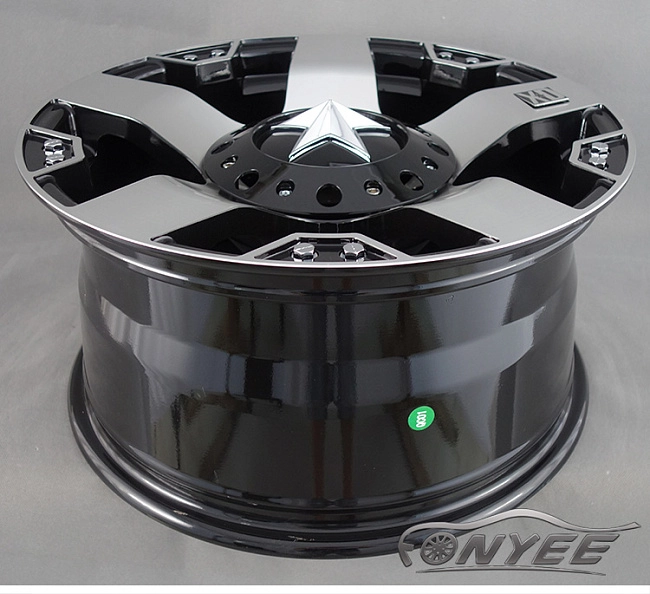 картинка Новые диски KMC XD series Rockstar 1 R20 6X139,7/6X135 ET18 J8,5 черный мат + серебро магазин  StreetTuning 
