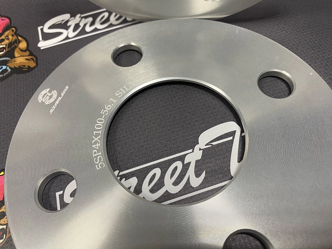 картинка Проставка Starleks 5 мм 4x100 цо 56.1 сквозная Silver магазин  StreetTuning 