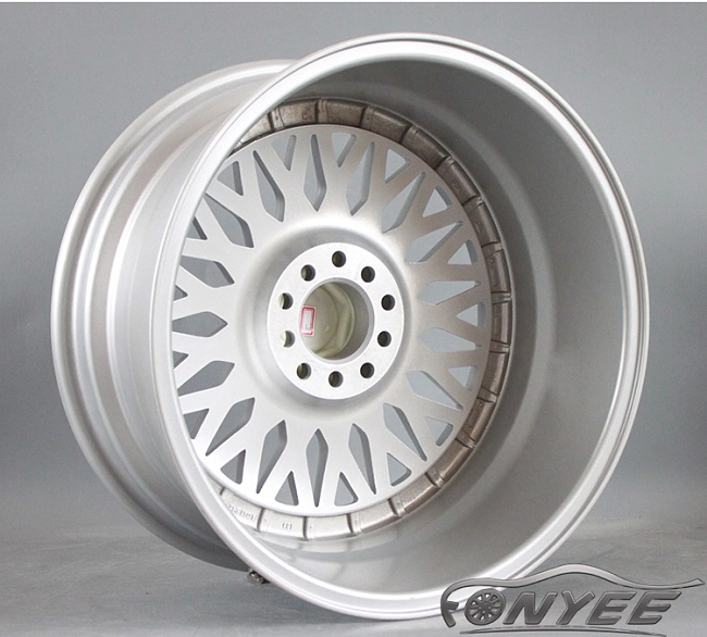 картинка Новые диски BBS RS R18 5X114,3/5X112 ET32 J8 серебро + полированная полка магазин  StreetTuning 