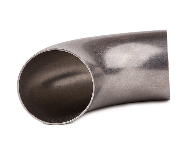 картинка Отвод нержавеющий приварной 90 гр AISI304 88,9 мм х 2 мм магазин  StreetTuning 