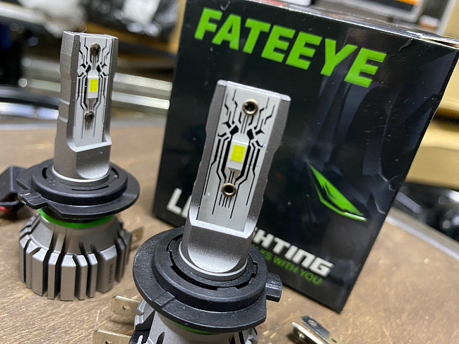 картинка Автомобильные светодиодные лампы FATEEYE F1 Led - H7 6500к, комп 2шт магазин  StreetTuning 