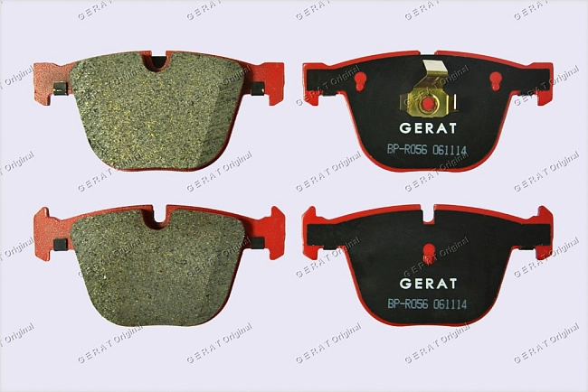 картинка Задние тормозные колодки Gerat BP-R056 (BMW Series 3, Series 5, Series 6, Series 7, Series X5, Series X6,) магазин  StreetTuning 