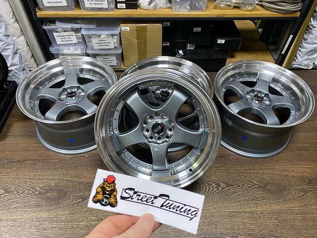 картинка Новые диски SSR SP1 R17 J9 ET20 5X100/5x114.3, Hyper Black магазин  StreetTuning 