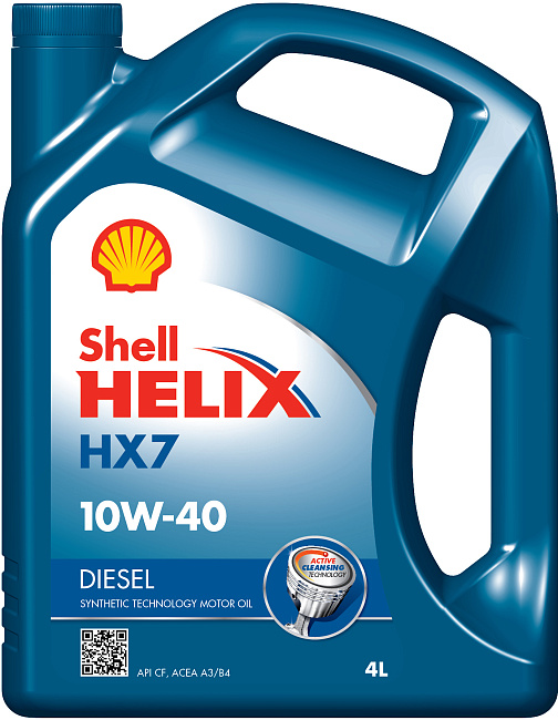 картинка Полусинтетическое моторное масло Shell Helix Diesel HX7 10W-40 - 4 л магазин  StreetTuning 