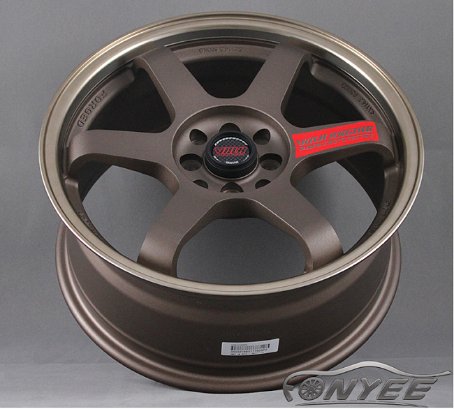 картинка Новые диски Rays TE37 R17 4X100/114,3 ET38 J7,5 золото мат + полированная полка золото магазин  StreetTuning 