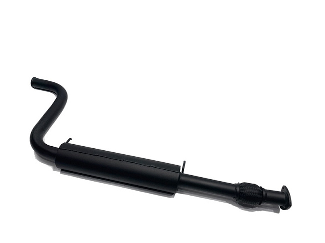 картинка Резонатор ваз 2108-2115 с гофрой на "треугольном фланце" DK PRO магазин  StreetTuning 