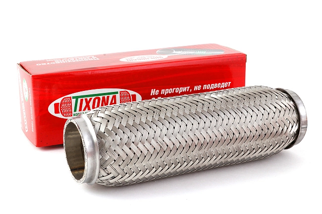 картинка Гофра глушителя Tixona (сталь 304 трехслойная) 55*250 магазин  StreetTuning 
