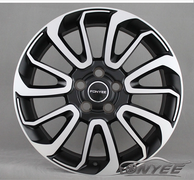 картинка Новые диски Range Rover Autobiography Wheels HSE Sport R22 5x120 ET45 J10 черный мат + серебро магазин  StreetTuning 