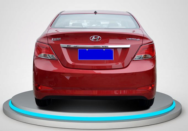 картинка Задние LED фары для HYUNDAI ACCENT / VERNA / SOLARIES 2010-2013 магазин  StreetTuning 