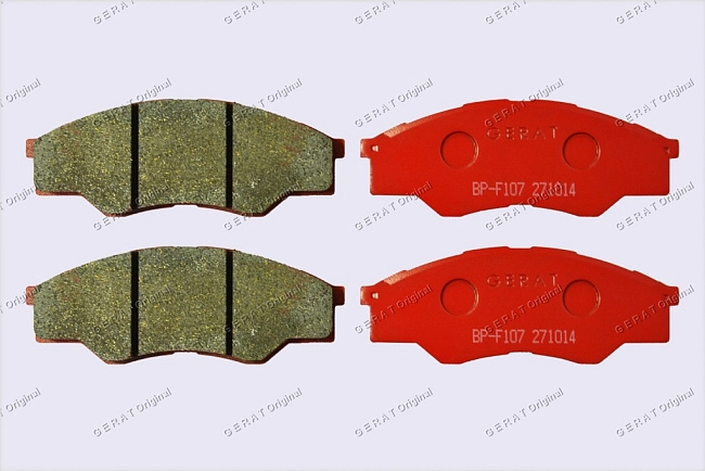картинка Передние тормозные колодки Gerat BP-F107 (Toyota Hilux, Hilux Vigo, Innova) магазин  StreetTuning 