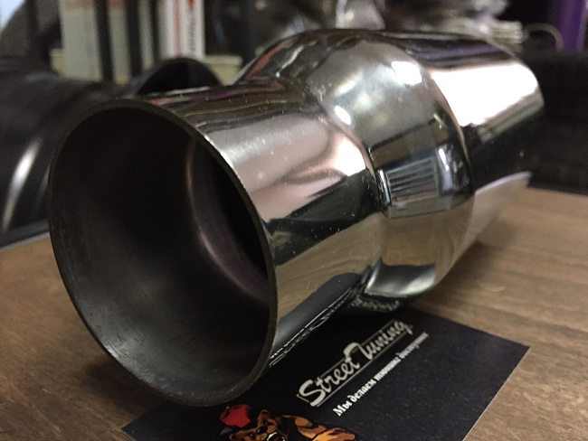 картинка Насадка на глушитель универсальная BMW M 57 - 80 магазин  StreetTuning 