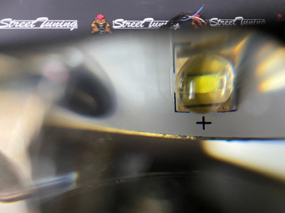 картинка Светодиодные линзы Sanvi K8 ДВОЙНОЙ LASER - 3 дюйма от магазина  StreetTuning