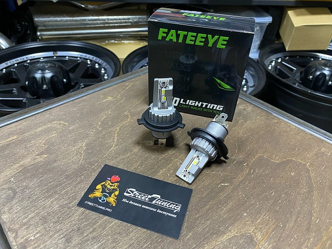 картинка Автомобильные светодиодные лампы FATEEYE F1 Led - H4 6500к, комп 2шт магазин  StreetTuning 
