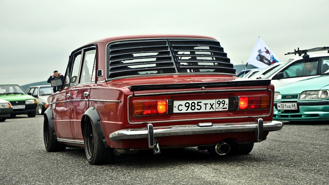 картинка Спойлер Ducktail 4.0 для ВАЗ 2101-07 лезвие BAZ2101 магазин  StreetTuning 