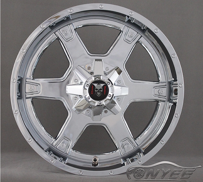 картинка Новые диски XTREME MUDDER 159 R20 5X139,7/5X150 ET5 J9 хром магазин  StreetTuning 