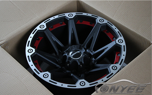 картинка Новые диски Formula R17 5X127 ET-12 J9 черые с красным магазин  StreetTuning 