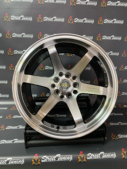 картинка Новые диски Rays TE37 R16 J8.25 ET20 5x100/5x114.3 Silver+Black магазин  StreetTuning 