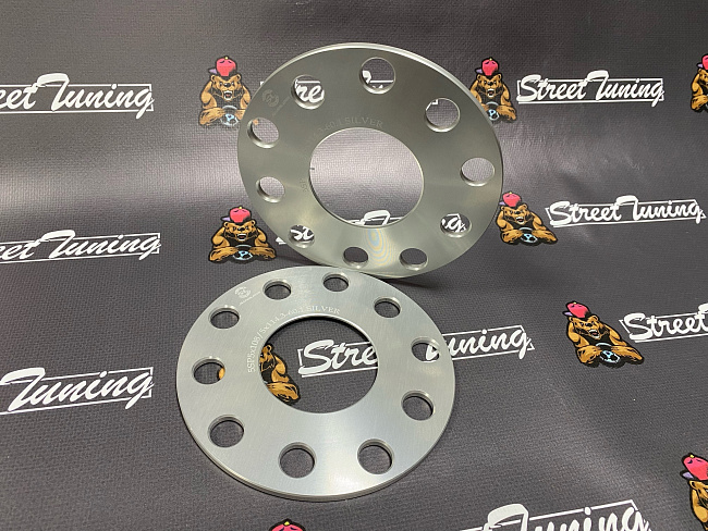 картинка Проставка Starleks 5 мм 5x108/114.3 цо 63.4 сквозная Silver магазин  StreetTuning 