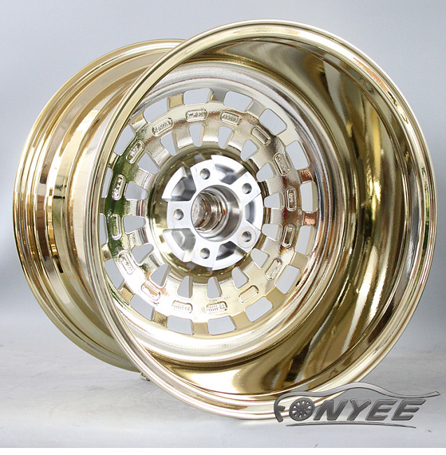 картинка Новые диски ESM 015 R18 5x114,3 ET15 J11 золото хром магазин  StreetTuning 