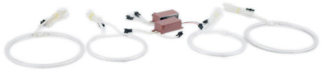 картинка Газоразрядные ангельские. Диаметр 127 мм х 163 мм. магазин  StreetTuning 