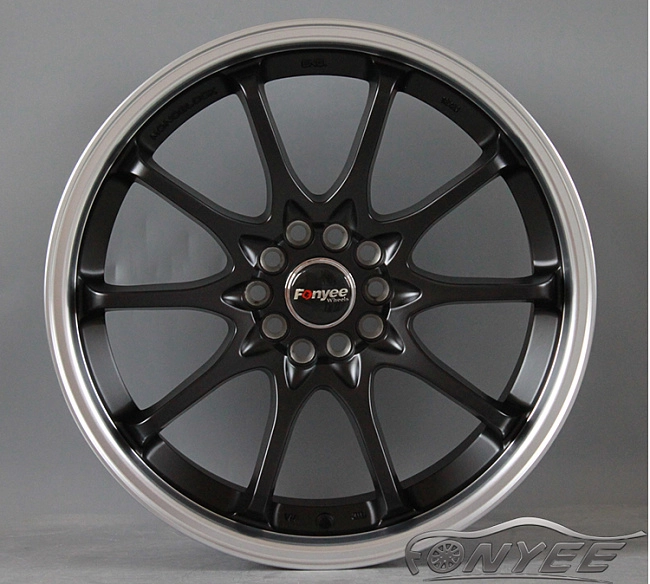 картинка Новые диски RAYS CE28N R18 5X105/5X114,3 ET36 J8 Черный мат + полированная полка магазин  StreetTuning 