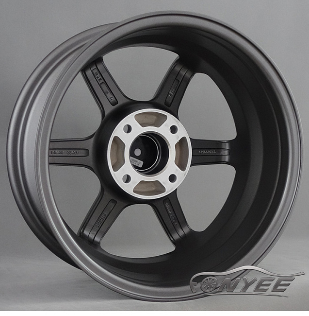 картинка Новые диски Rays TE37 R15 4X108 ET19 J6,5 серые матовые магазин  StreetTuning 