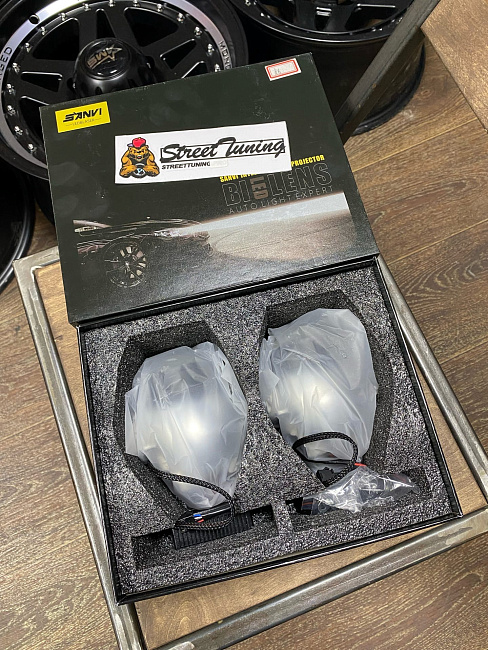 картинка Светодиодные линзы Sanvi H8, 2.5 дюйма магазин  StreetTuning 