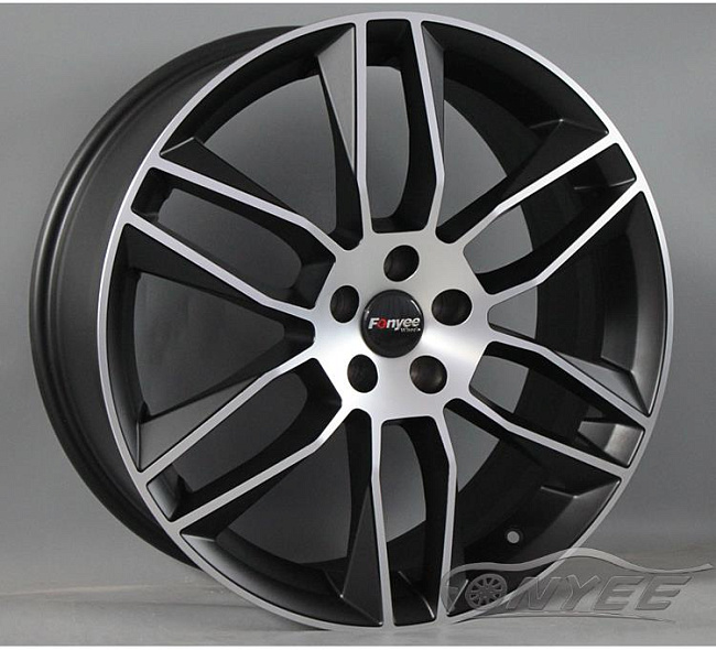 картинка Новые диски Jaguar F Type R20 5X108 ET40 J8,5 черный мат + серебро магазин  StreetTuning 