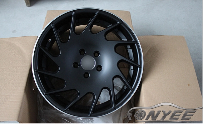 картинка Новые диски Vossen VLE1-L Replica R18 4X100 ET38 J8,5 черный мат + серебро магазин  StreetTuning 
