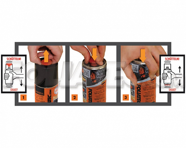 картинка Краска для суппортов АЭРОЗОЛЬ FOLIATEC оранжевая глянцевая (2135) магазин  StreetTuning 