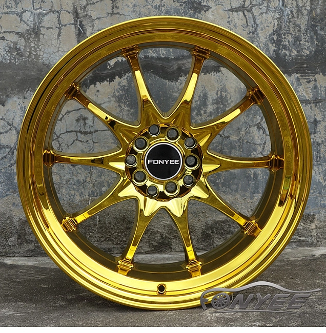 картинка Новые диски Rays CE28 R18 5x100-5x114,3 ET22 J10,5 золотой хром магазин  StreetTuning 