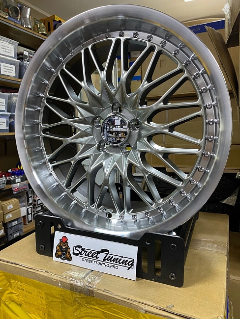 картинка Новые диски VS Work SPL F051 R18 J8.5 ET35 5X100 Hyper Blackолотые магазин  StreetTuning 