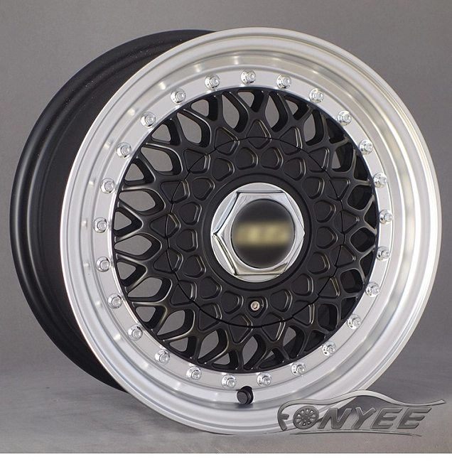 картинка Новые диски BBS RS R13 4X114,3/4X100 ET30 J6 черный глянец + полированная полка магазин  StreetTuning 